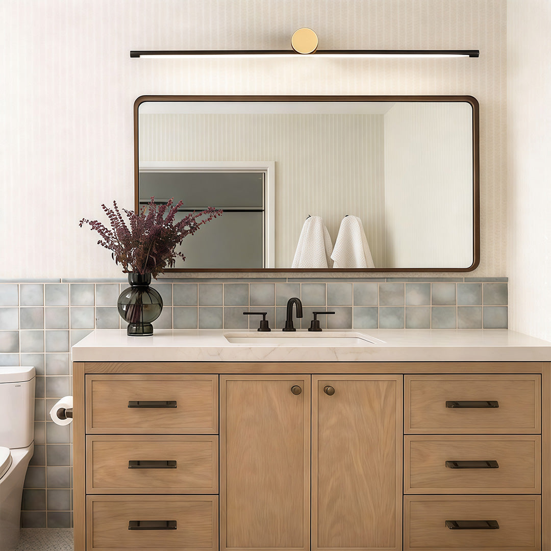 Dual-Color Modern Metal Vanity Light Bar for Stylish Bathroom Lighting