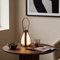 Mid-Century Cordless Table Lamp with Liquor Bottle Design for Living Room