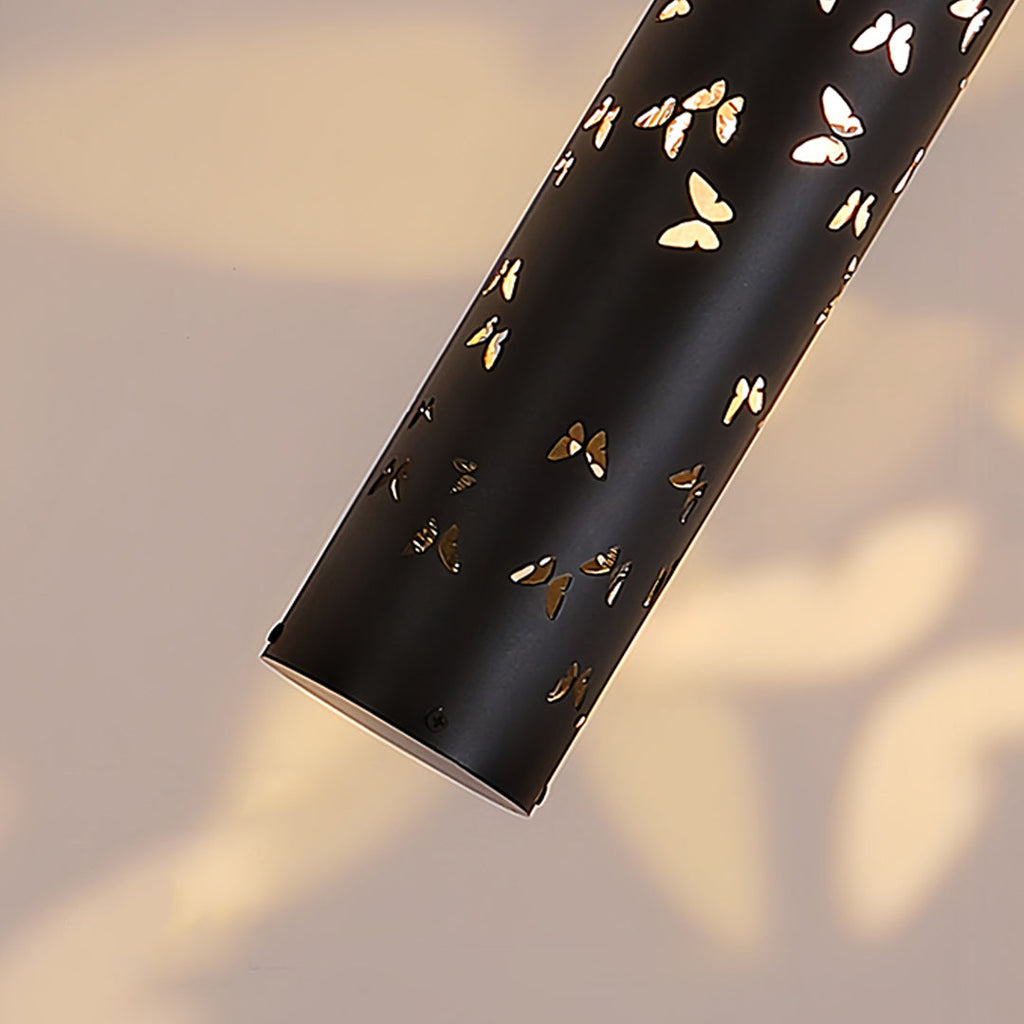 Elegant Butterfly Floor Lamp with Ambient Light Projector for Living Room