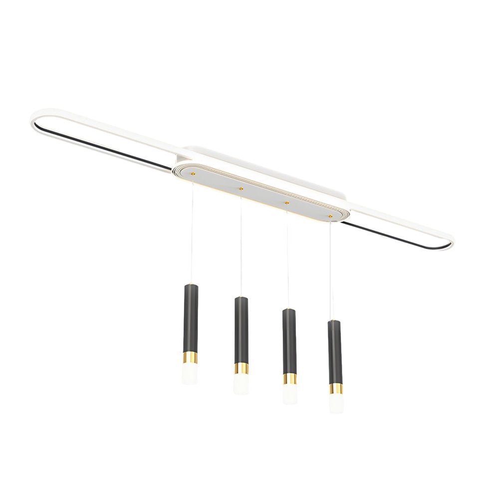 Modern White Circular LED Hanging Ceiling Light for Living Room Dining Room