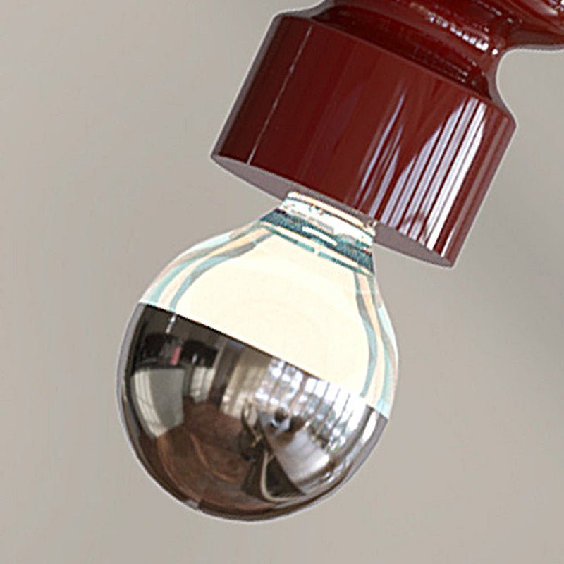 Colorful Spiral Metal Pendant Light Fixture for Modern Living Spaces