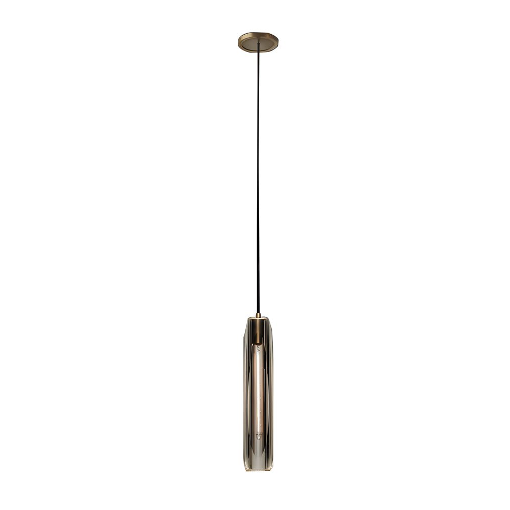 Post-Modern Long Crystal Tungsten LED Pendant Light for Living Room
