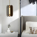 Nordic Style Round Glass LED Pendant Light for Modern Living Spaces