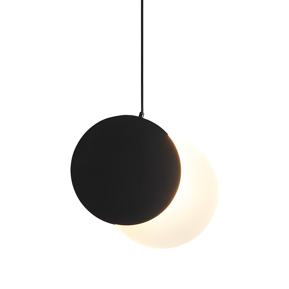 Modern Adjustable Black LED Pendant Light for Kitchen & Dining Room