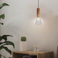 Luxury Copper Glass Jar Pendant Light Fixture for Living Room Decor