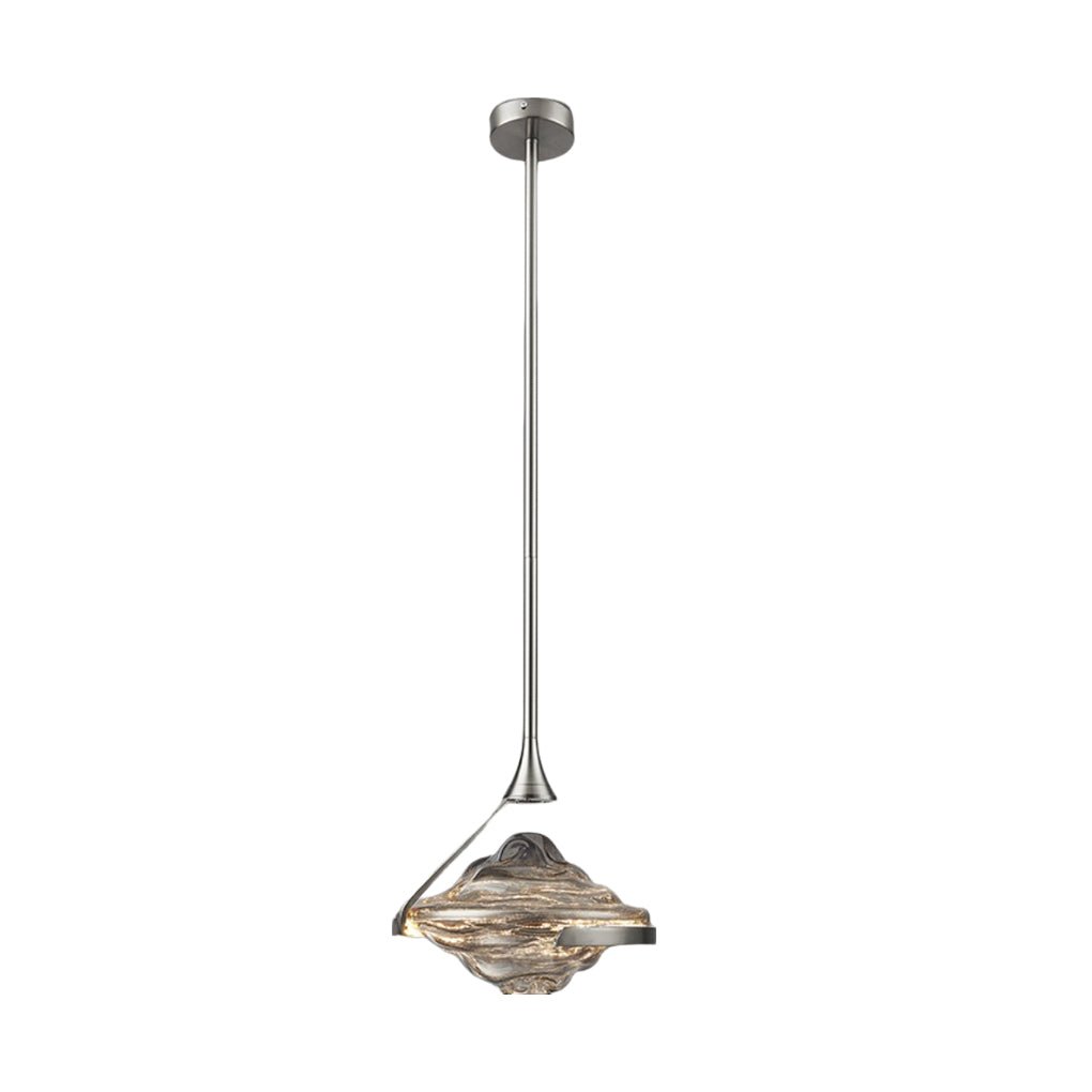 Modern Glass UFO LED Pendant Light for Luxury Bedroom or Living Room