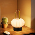 Nordic Style LED Lantern Table Lamp in Warm White for Cozy Living Rooms