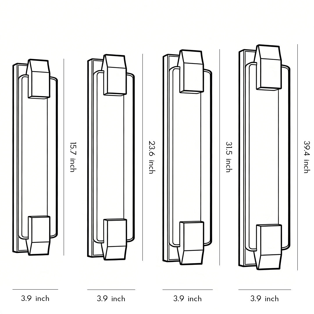 Sleek Silver Linear LED Crystal Wall Light for Modern Living Room Decor