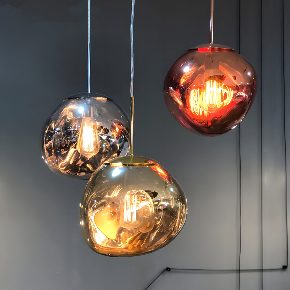 Elegant Melt Pendant Light in Metal for Modern Living Room Décor