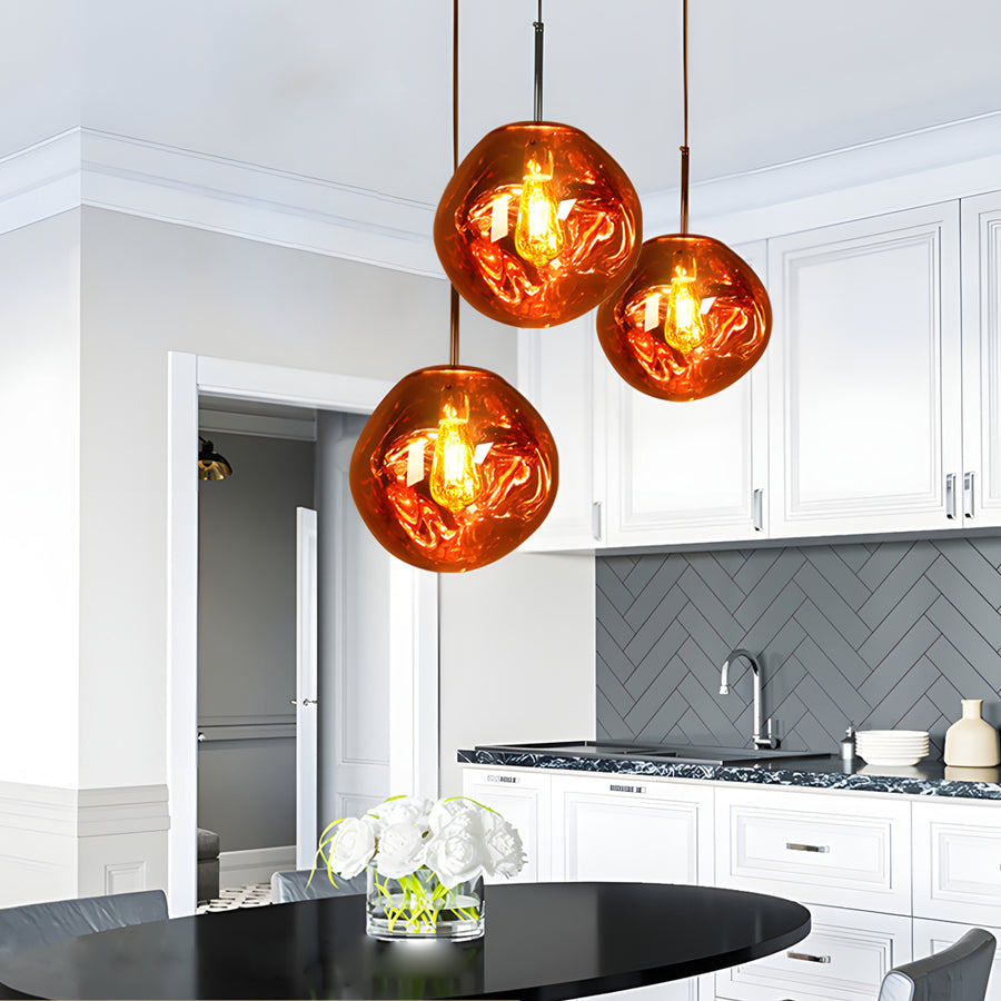 Elegant Melt Pendant Light in Metal for Modern Living Room Décor