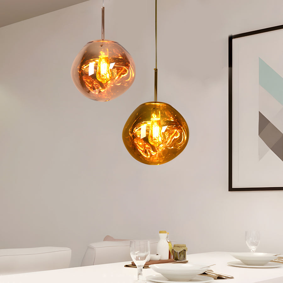 Elegant Melt Pendant Light in Metal for Modern Living Room Décor