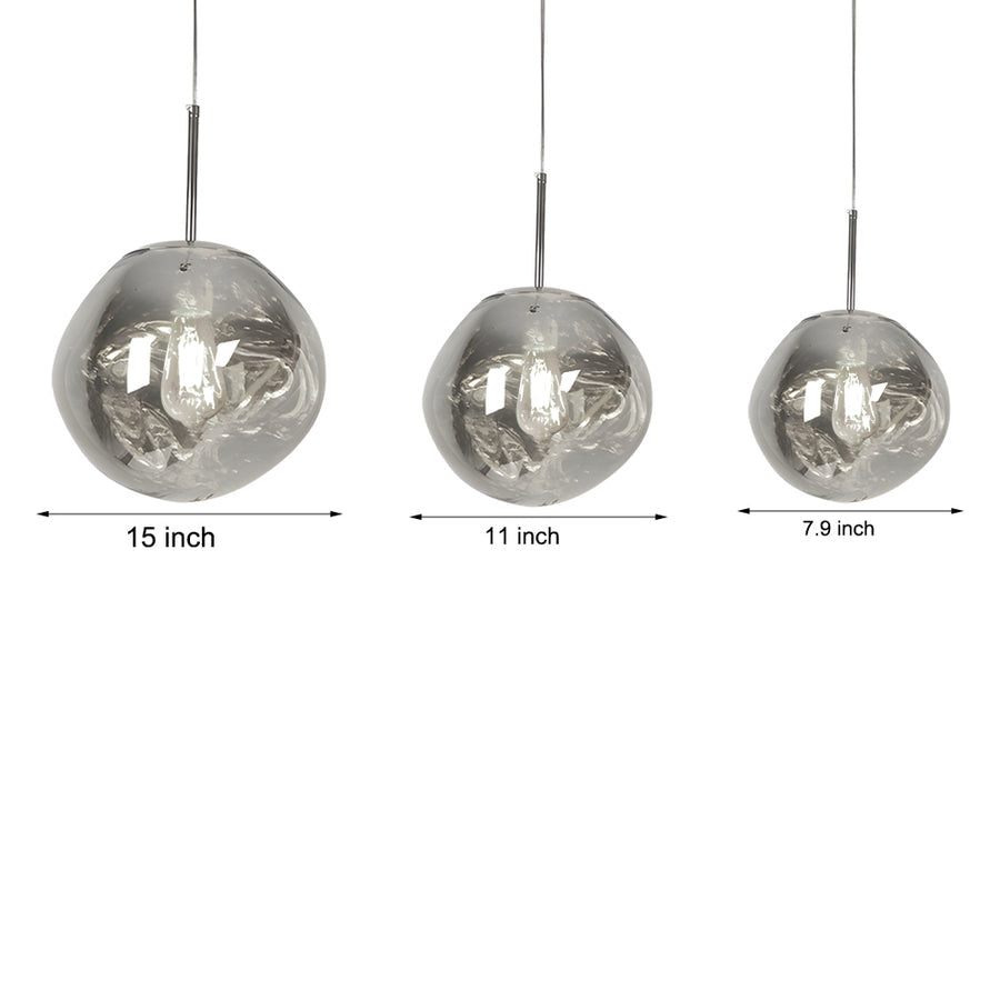 Elegant Melt Pendant Light in Metal for Modern Living Room Décor