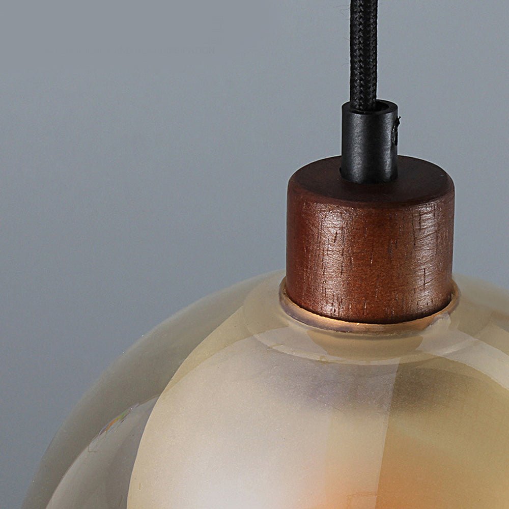 Contemporary Black Mesh and Frosted Glass LED Table Lamp for Bedroom