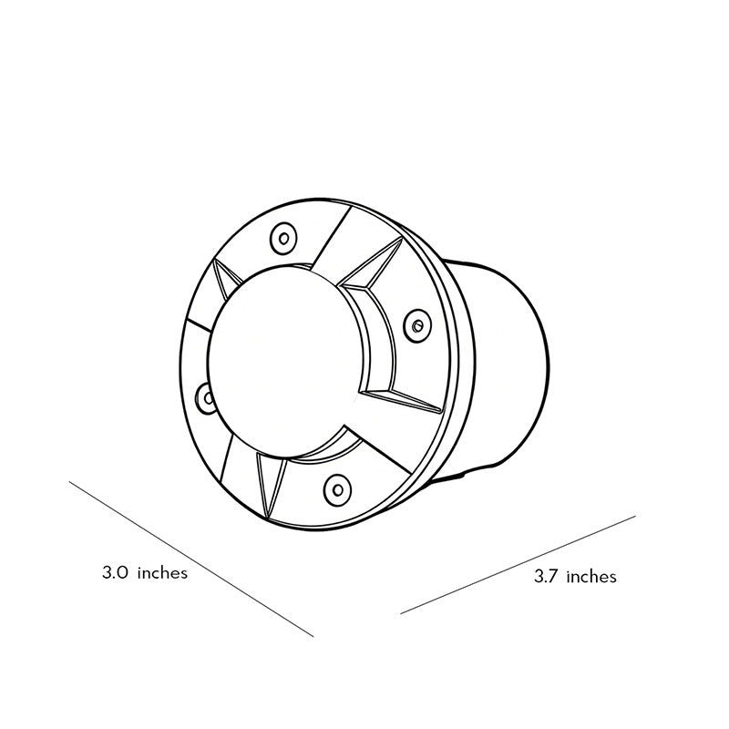 Sleek Metal LED Recessed Waterproof Step Lights for Modern Outdoor Spaces
