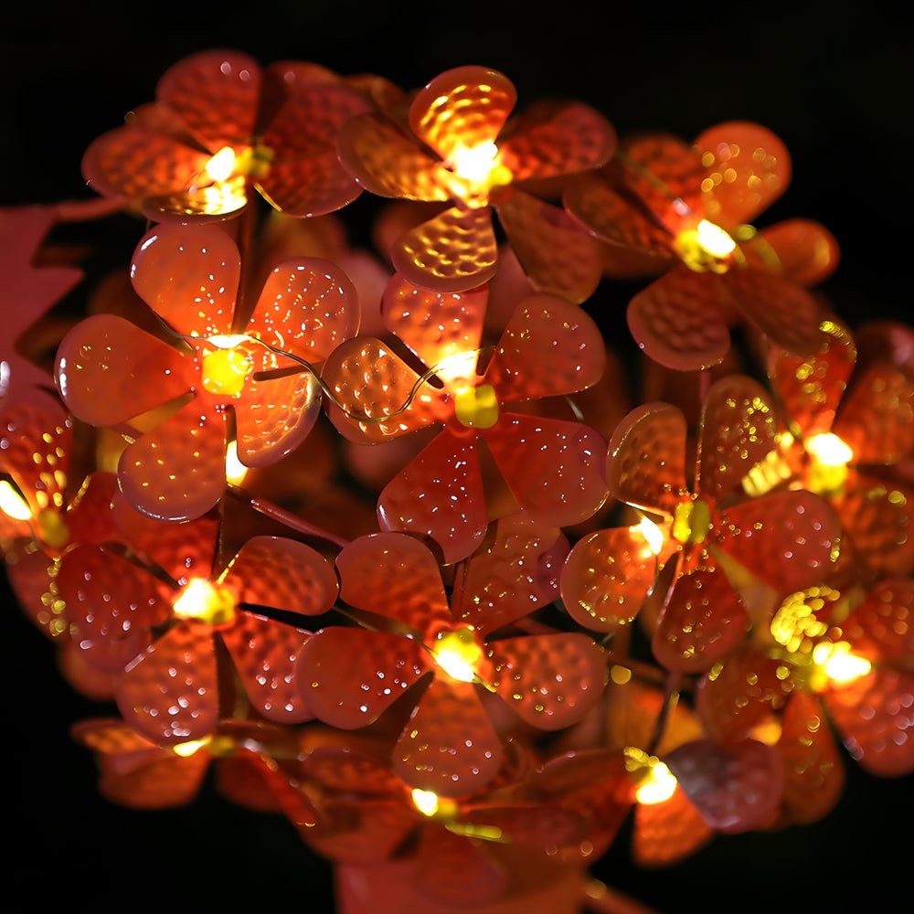 Pink Metal Flamingo Solar LED Pathway Lights for Outdoor Garden Décor - 2-Pack
