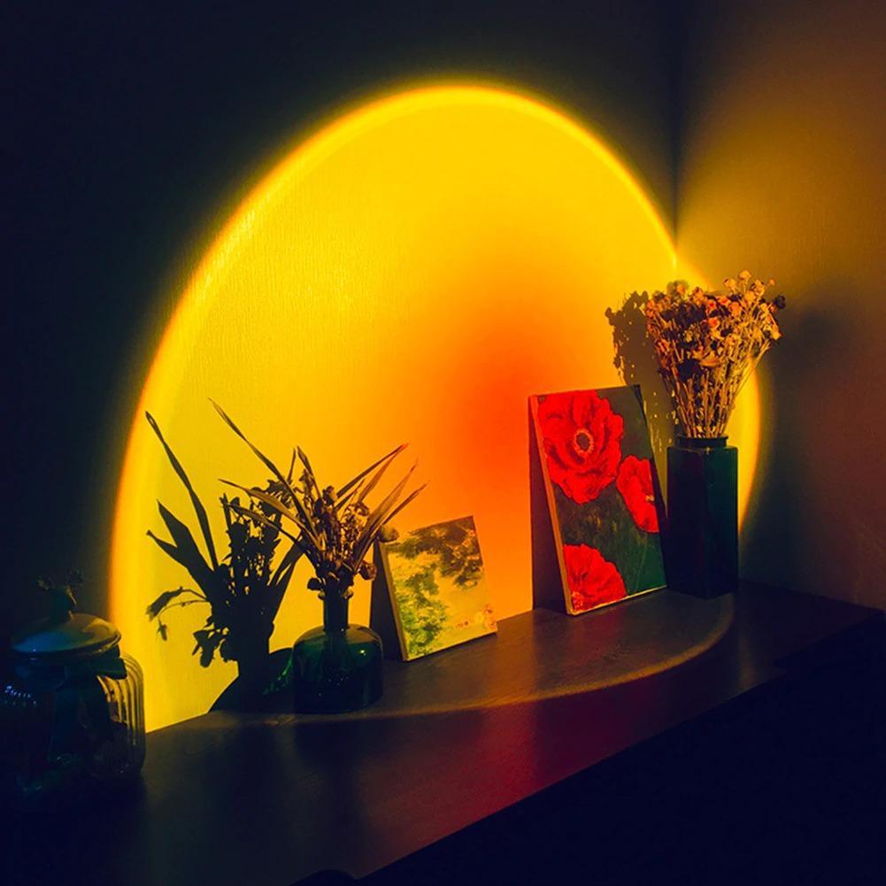 Vibrant Mini Sunset Orb Lighting Fixture for Modern Living Room Decor
