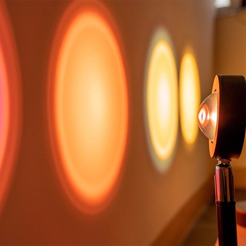 Vibrant Mini Sunset Orb Lighting Fixture for Modern Living Room Decor