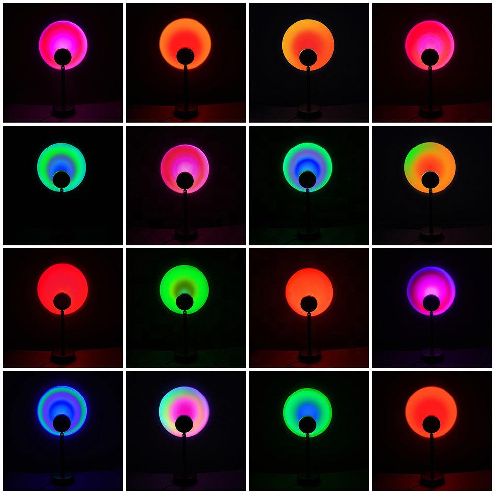 Vibrant Mini Sunset Orb Glass Pendant Light for Modern Living Spaces