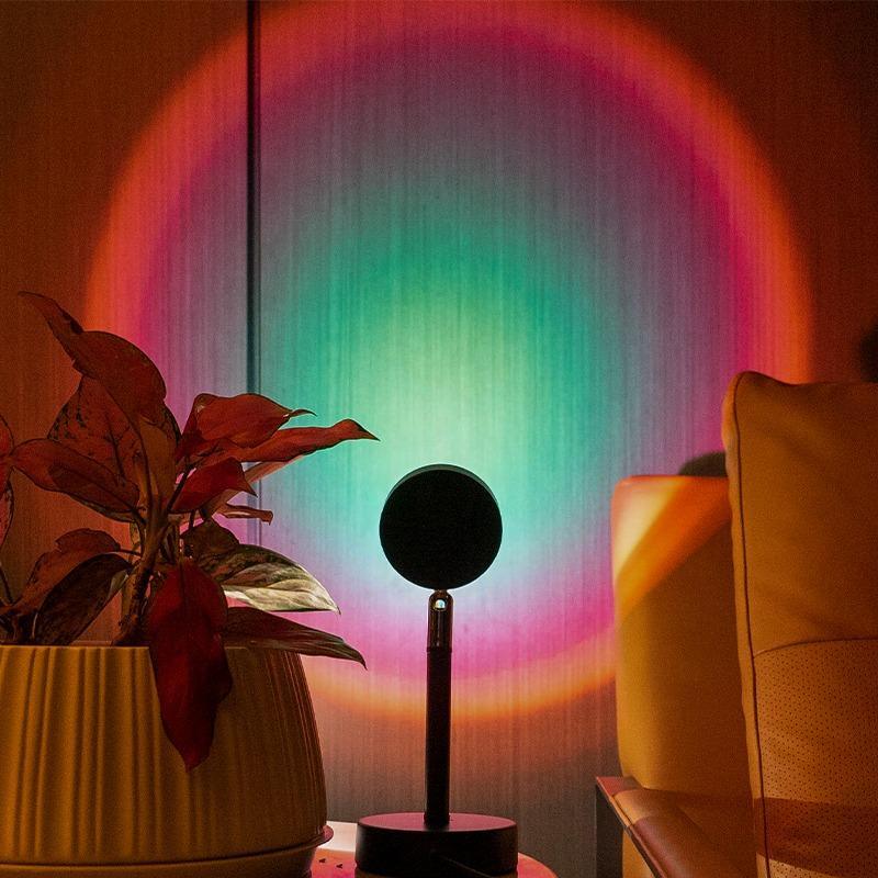 Vibrant Mini Sunset Orb Glass Pendant Light for Modern Living Spaces