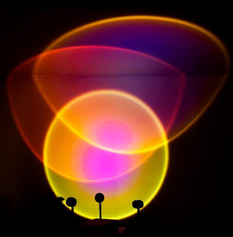 Vibrant Mini Sunset Orb Glass Pendant Light for Modern Living Spaces