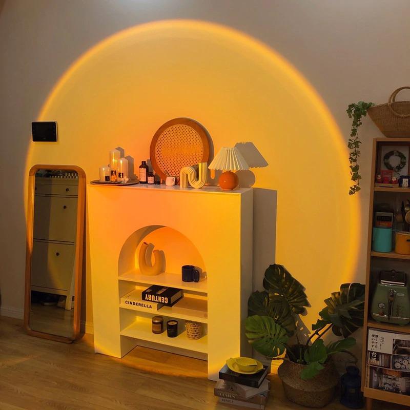 Vibrant Mini Sunset Orb Glass Pendant Light for Modern Living Spaces