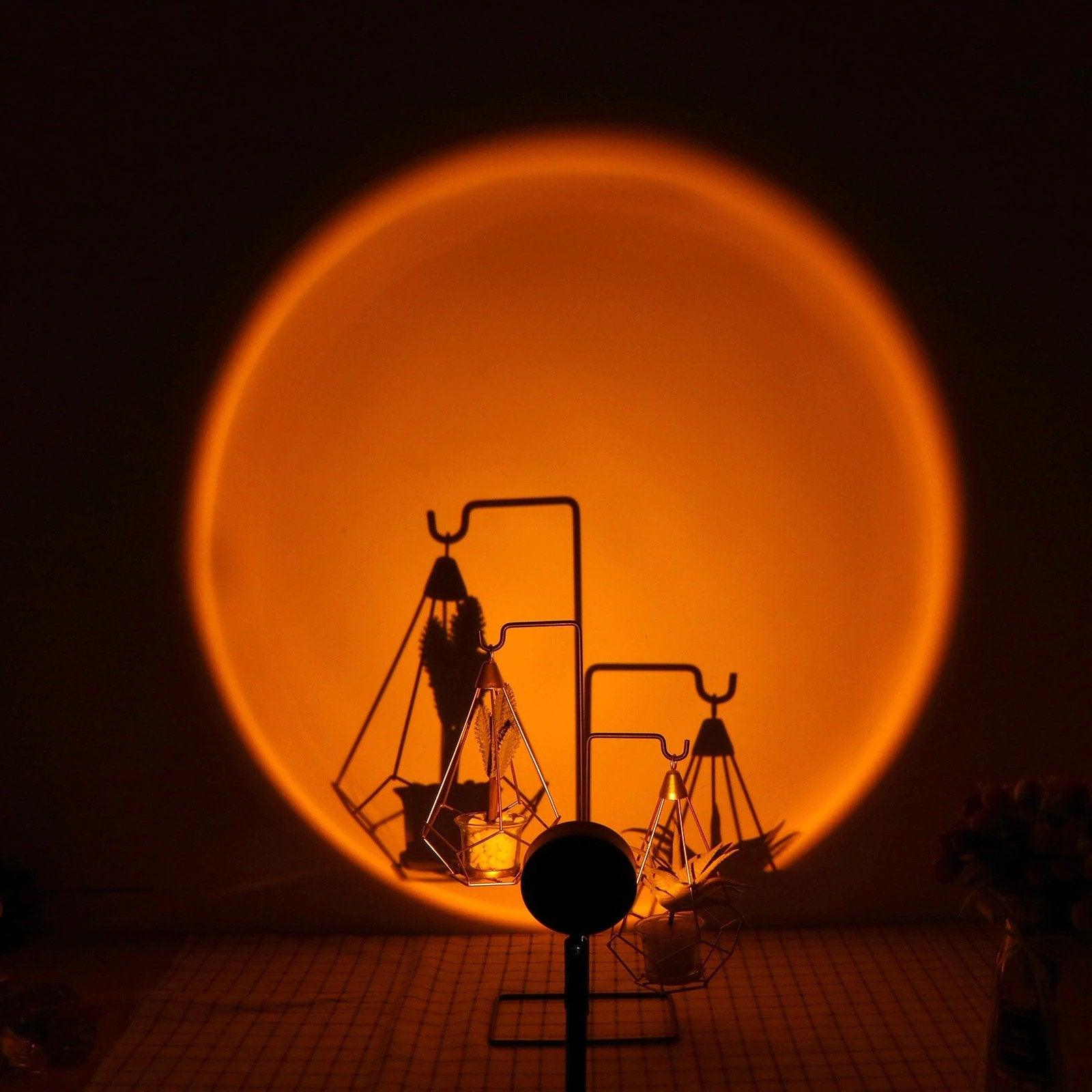 Vibrant Mini Sunset Orb Glass Pendant Light for Modern Living Spaces