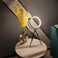 Modern White Mini Tripod Lamp for Bedroom or Office Desk Decor