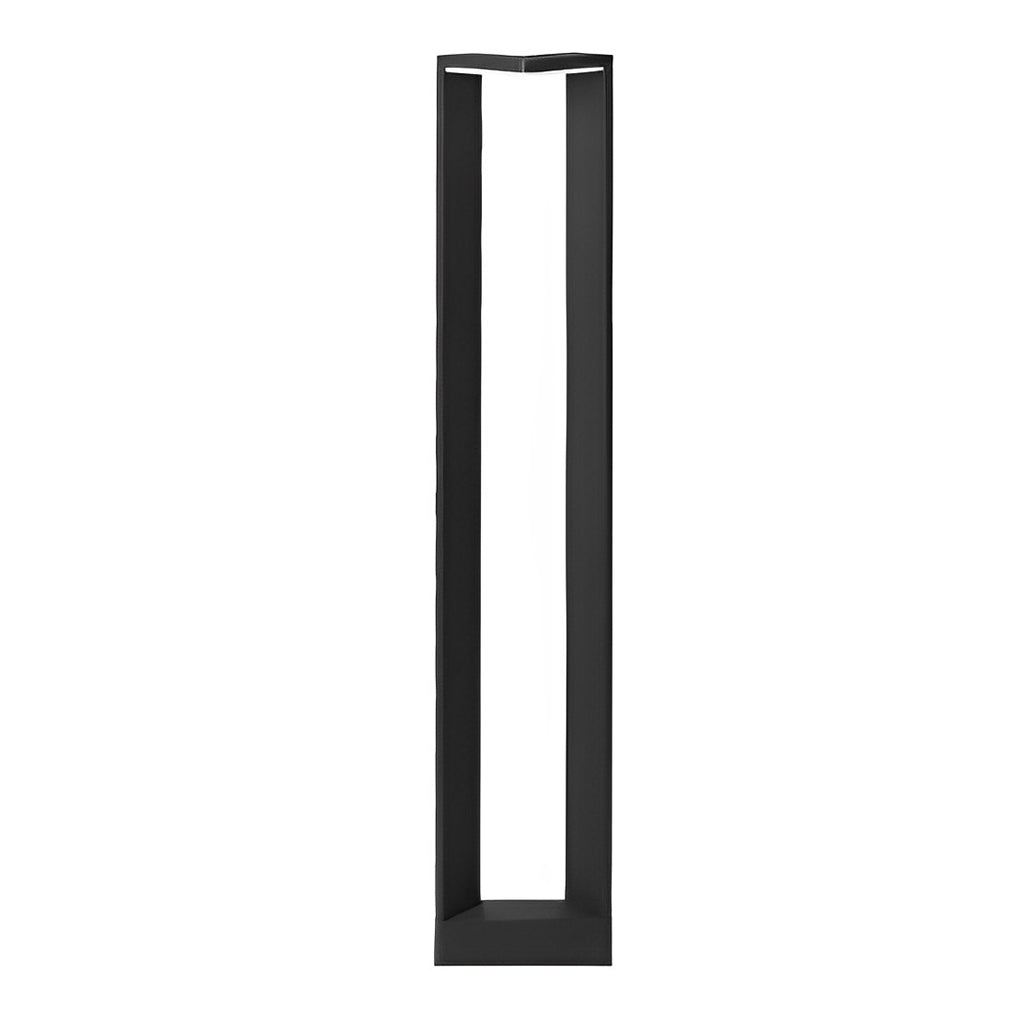 Sleek Black Aluminum 12W LED Pathway Light for Outdoor Landscape Use