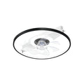 Modern White Minimalist Ceiling Fan with Ultra-Quiet LED Light for Living Room