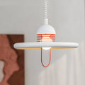Modern Minimalist 3-Step Dimming White Pendant Light for Dining Room