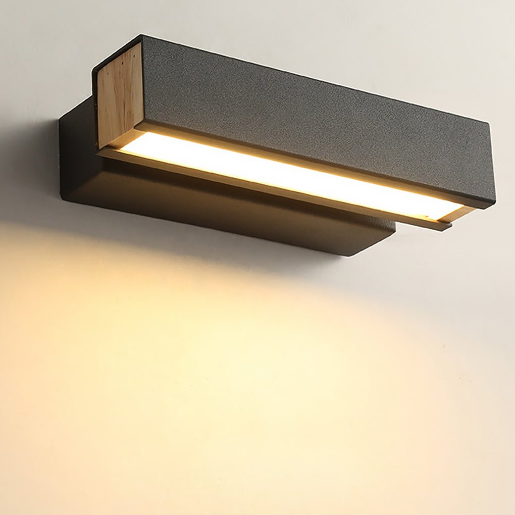 Modern White Rotatable LED Wall Sconces for Bedroom and Living Room