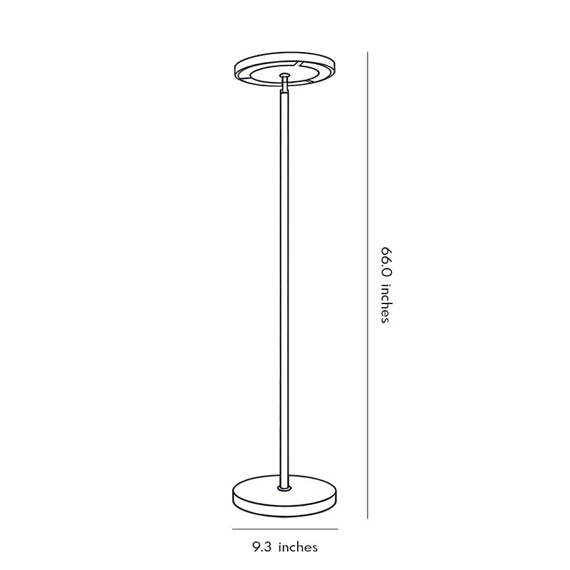 Modern Black Adjustable Metal Floor Lamp for Living Room Bedroom
