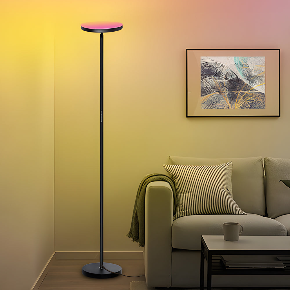 Modern Black Adjustable Metal Floor Lamp for Living Room Bedroom