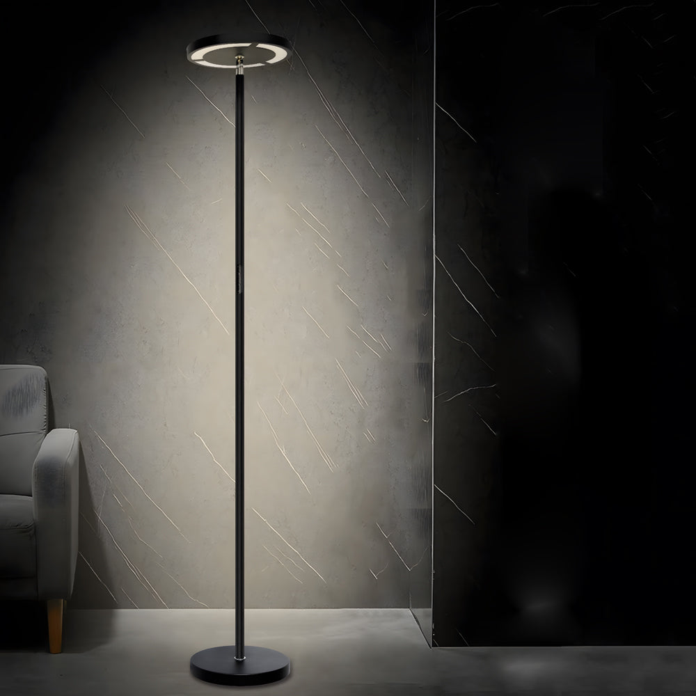 Modern Black Adjustable Metal Floor Lamp for Living Room Bedroom