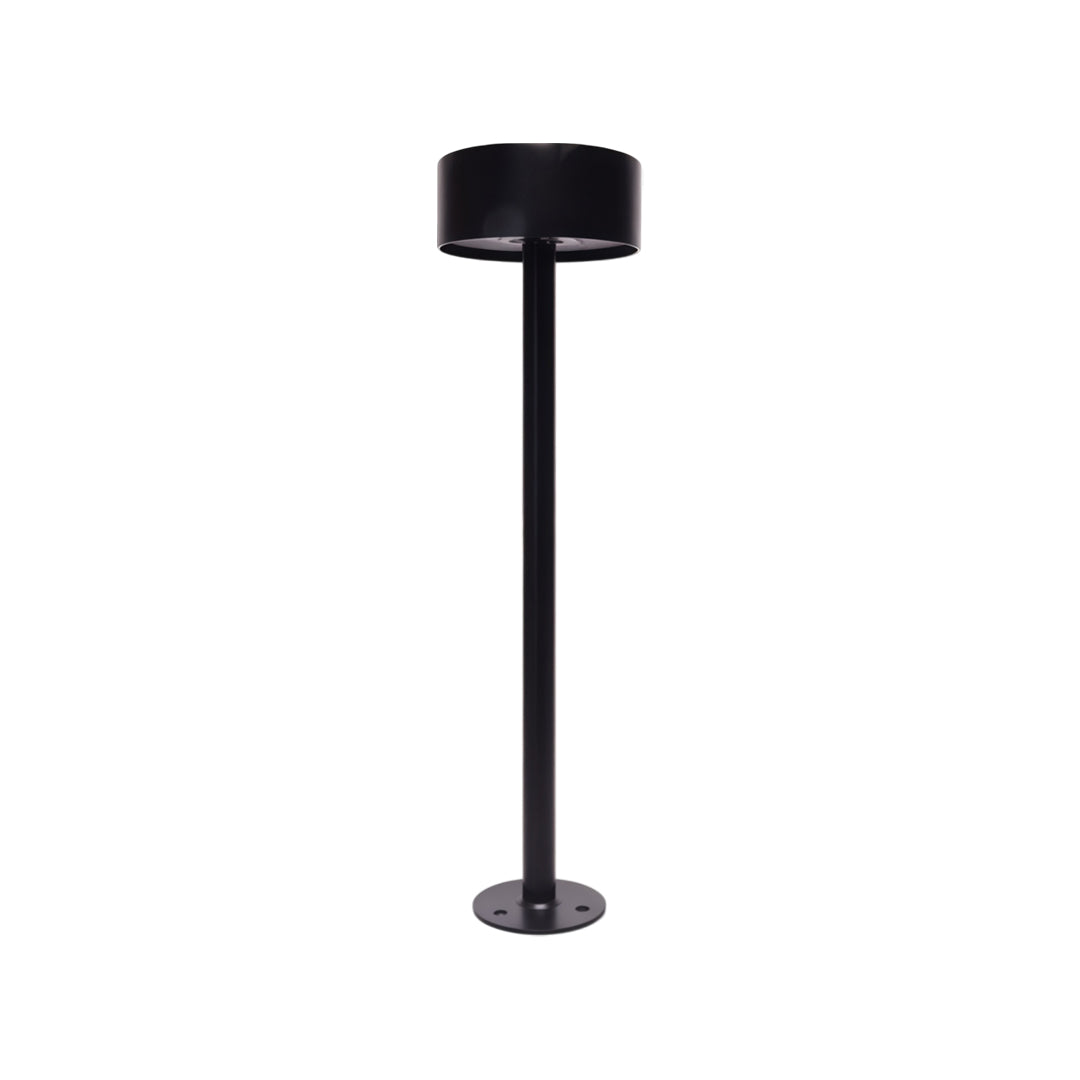 Sleek Black Minimalist LED Pathway Lights for Outdoor Landscaping Decor
