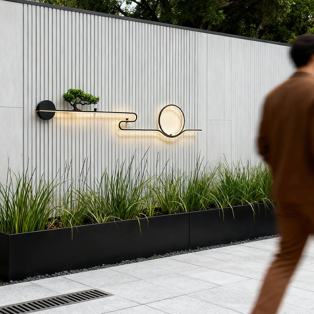 Vintage Copper Waterproof LED Wall Sconce for Outdoor Tree Lighting