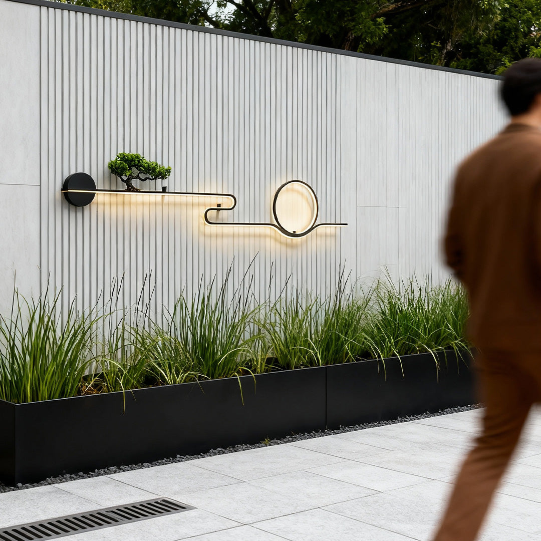 Vintage Copper Waterproof LED Wall Sconce for Outdoor Tree Lighting