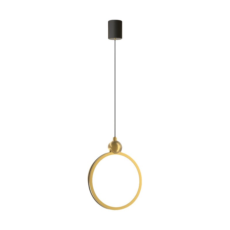 Sleek Aluminum and Leather LED Pendant Light for Modern Interiors