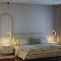 Sleek Black Aluminum and Leather LED Pendant Light for Modern Spaces