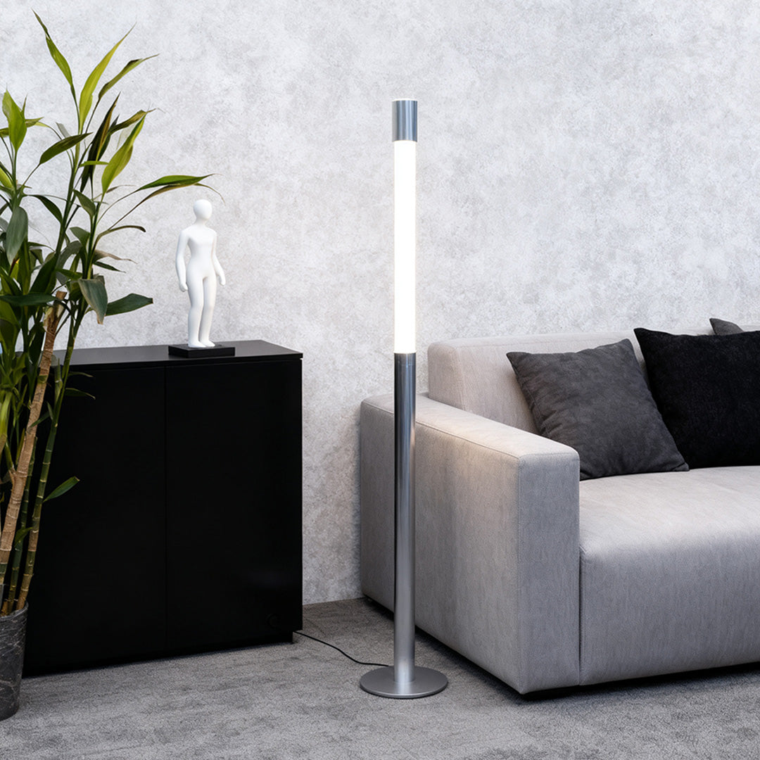 Elegant Minimalist Gray Italian Floor Lamp for Living Room Office décor