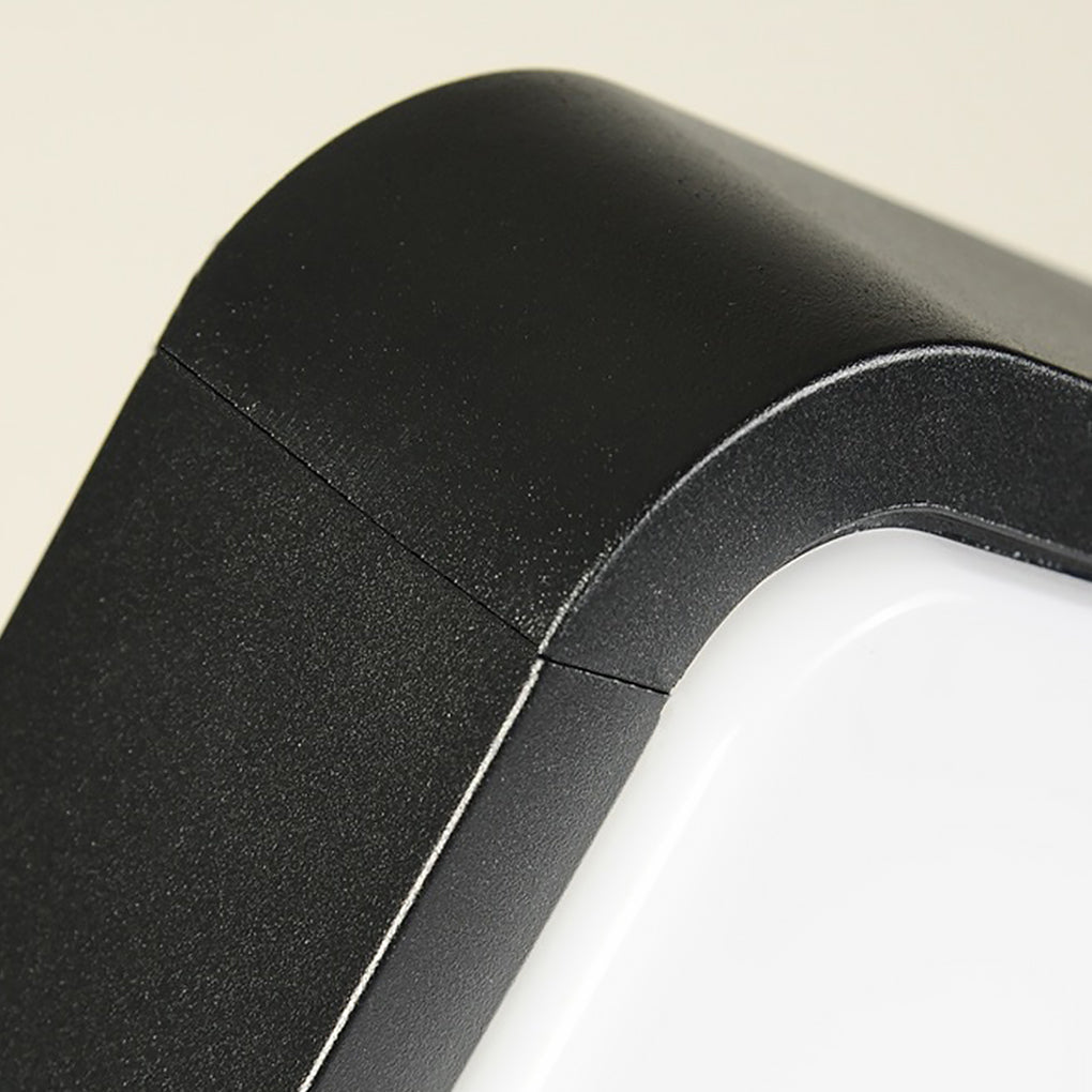 Contemporary Dual-Sided White COB LED Square Path Light for Outdoors