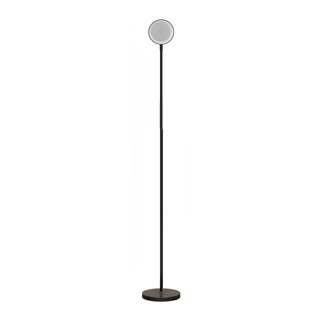 Nordic Adjustable Tall Floor Lamp in Black Metal for Bedroom Reading