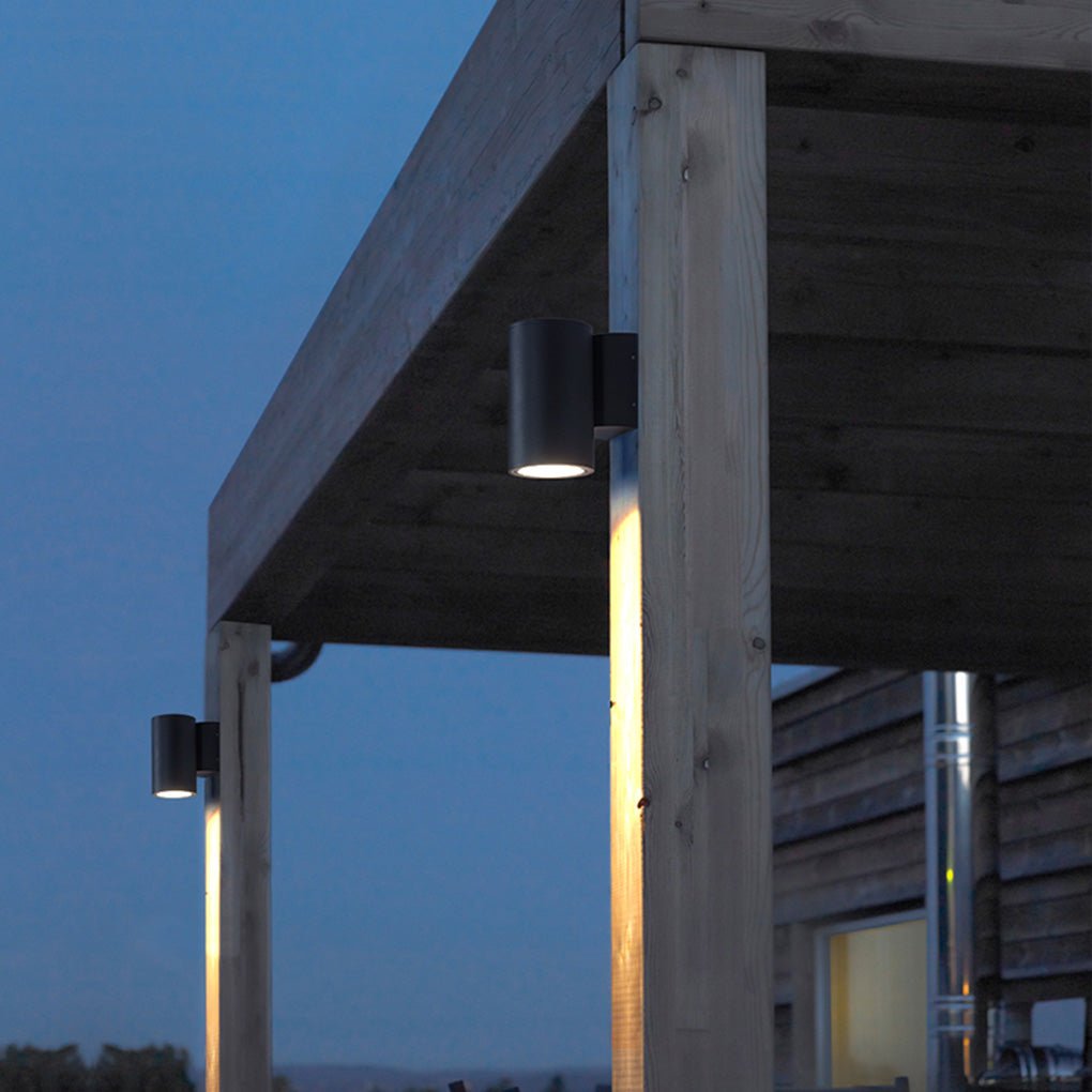 Contemporary Waterproof LED Wall Light Fixture for Outdoor Spaces