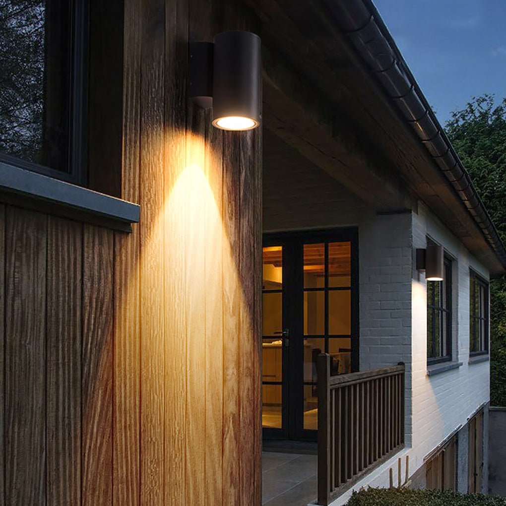 Contemporary Waterproof LED Wall Light Fixture for Outdoor Spaces