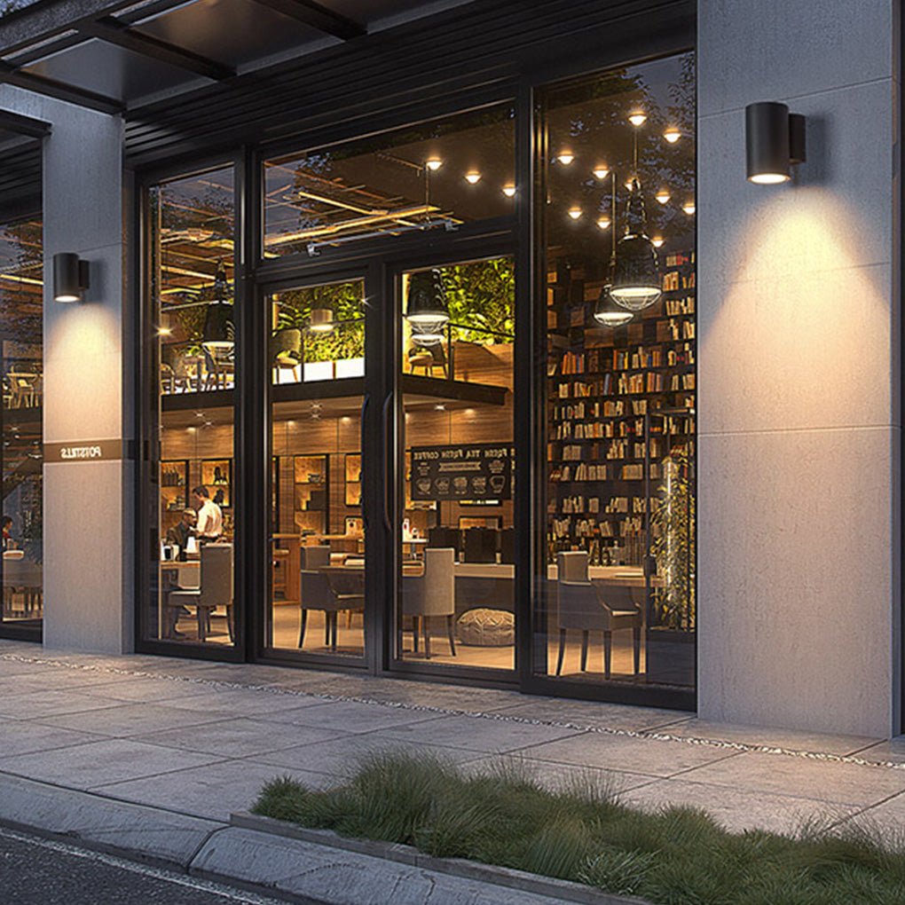 Contemporary Waterproof LED Wall Light Fixture for Outdoor Spaces