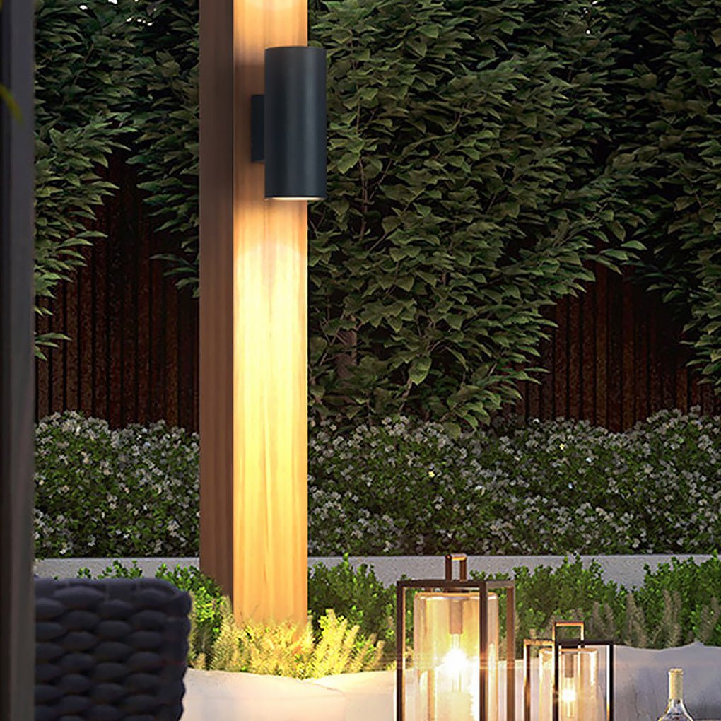 Contemporary Waterproof LED Wall Light Fixture for Outdoor Spaces
