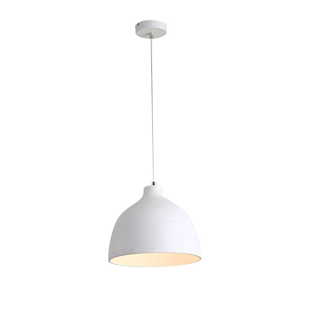 Contemporary Clear Resin Adjustable Bowl Pendant Light for Dining Room