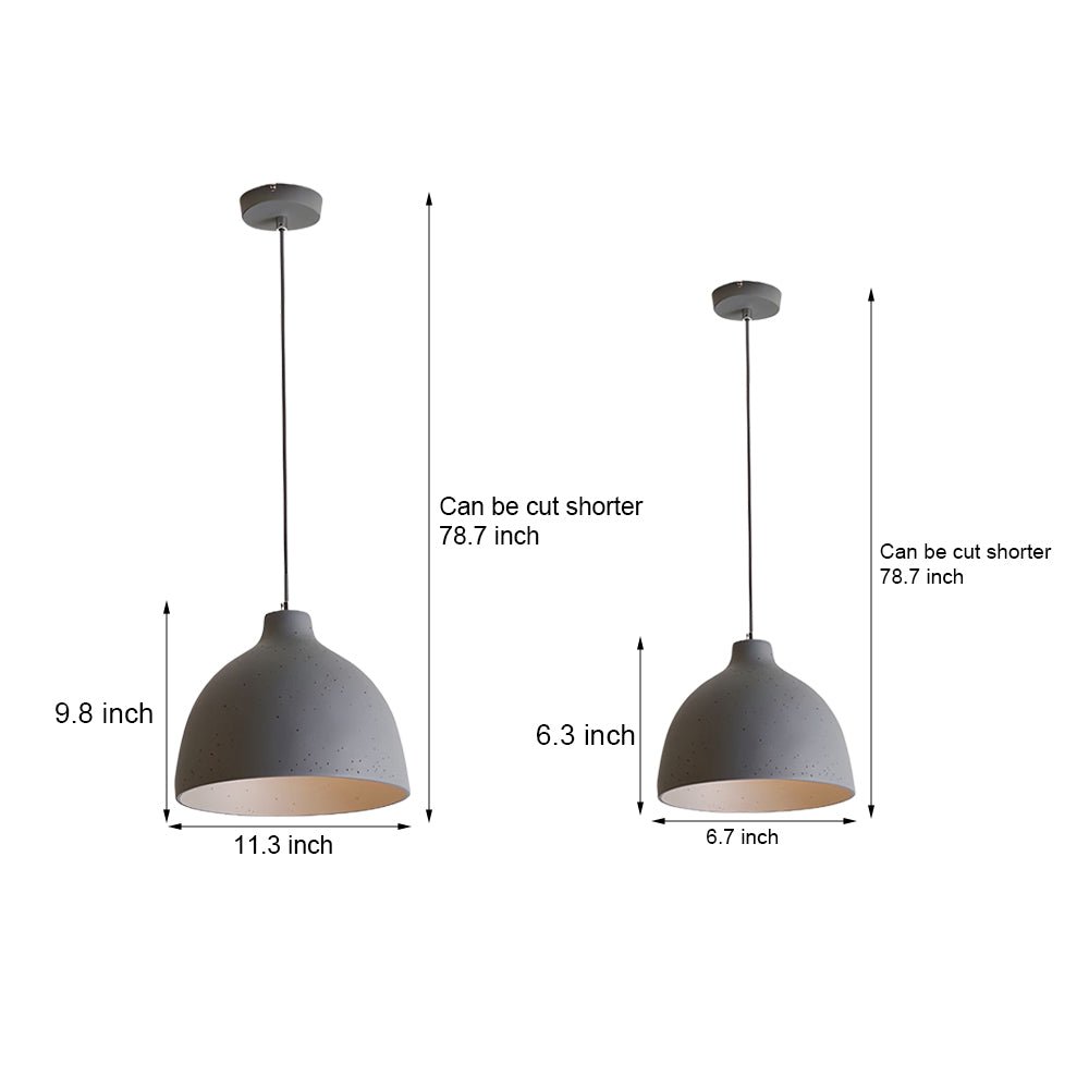 Contemporary Clear Resin Adjustable Bowl Pendant Light for Dining Room