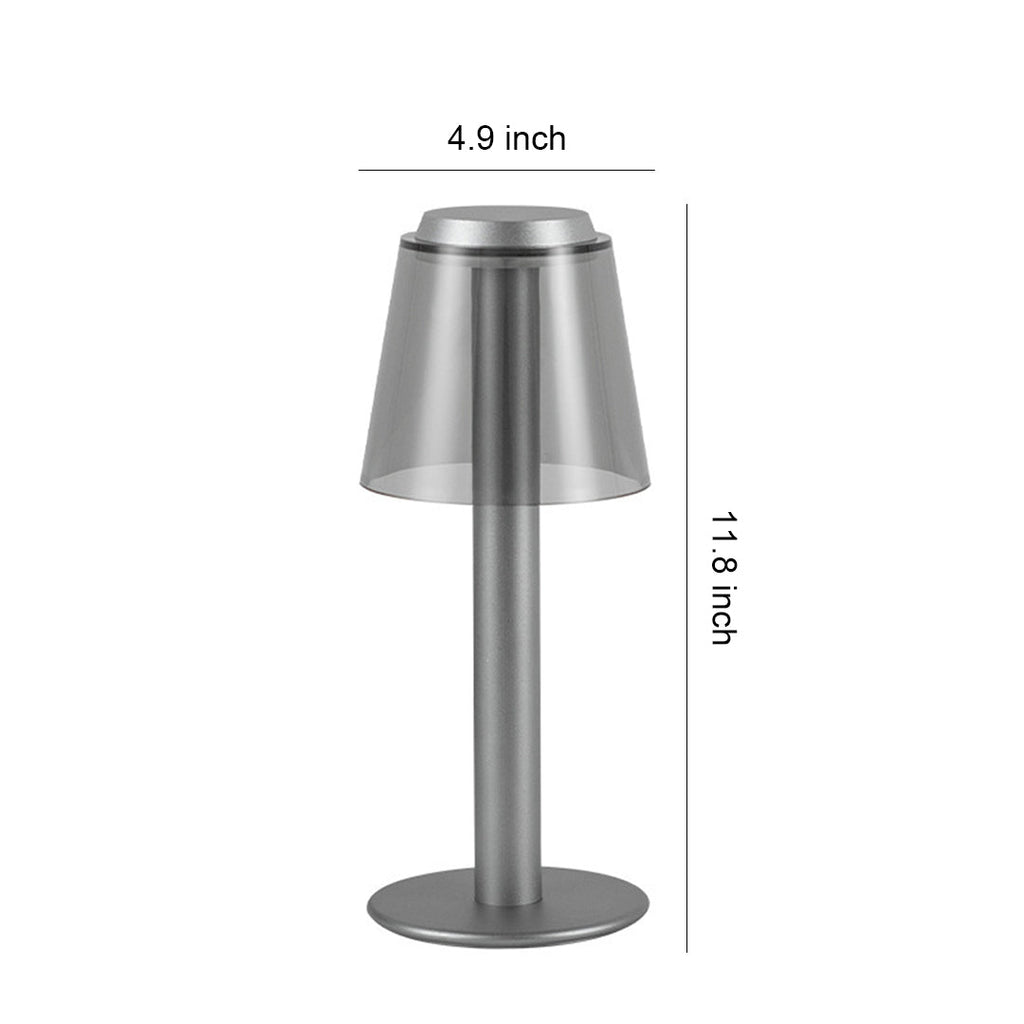 Modern Minimalist USB Adjustable Table Lamp in Sleek Black Metal for Desk