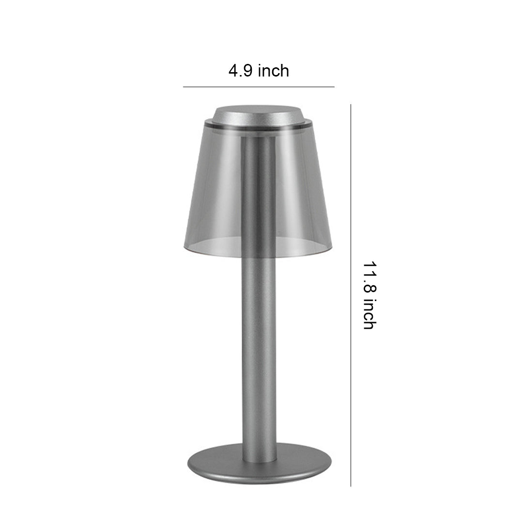 Modern Minimalist USB Adjustable Table Lamp in Sleek Black Metal for Desk